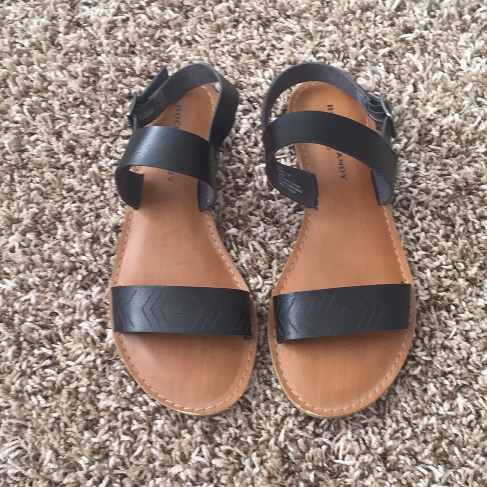 Black summer sandals ☀️
